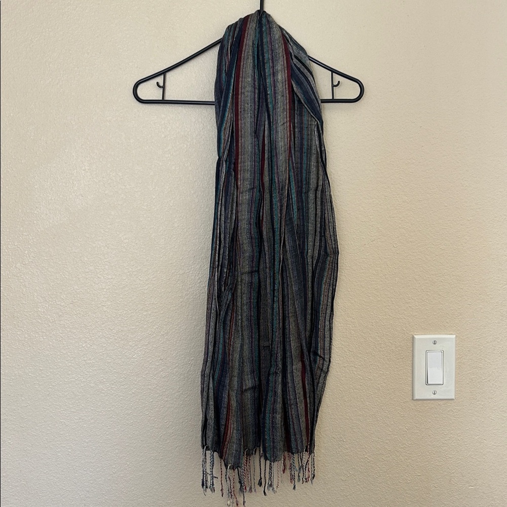 Striped Multicolor Scarf-set of 3